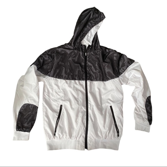 Champs Jackets \u0026 Coats | Champs Mens White Windbreaker | Color: Black/White | Size: L | Aprofit's Closet